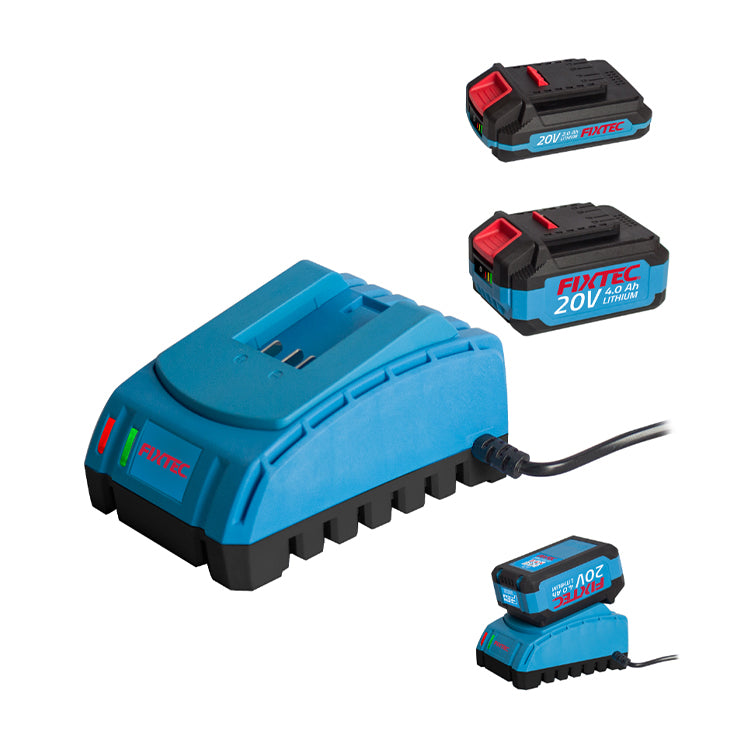 Fixtec Fast Battery Charger with VDE Plug