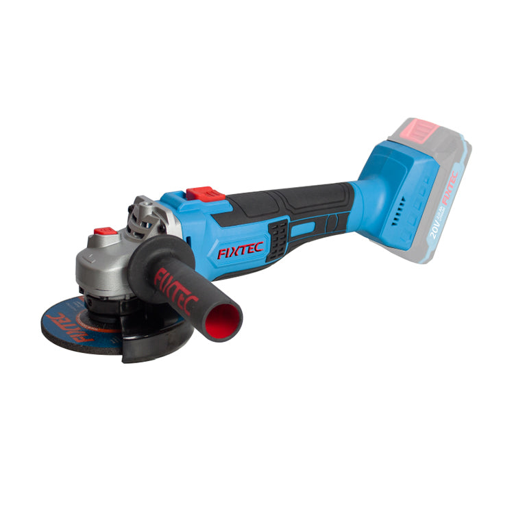 Fixtec 20V Cordless Brushless Angle Grinder with 2x4.0Ah Batteries - Wireless