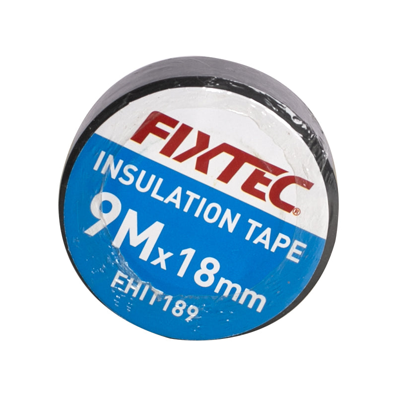 Fixtec Pure PVC Insulation Tape 9.15m x 18mm Pack of 10