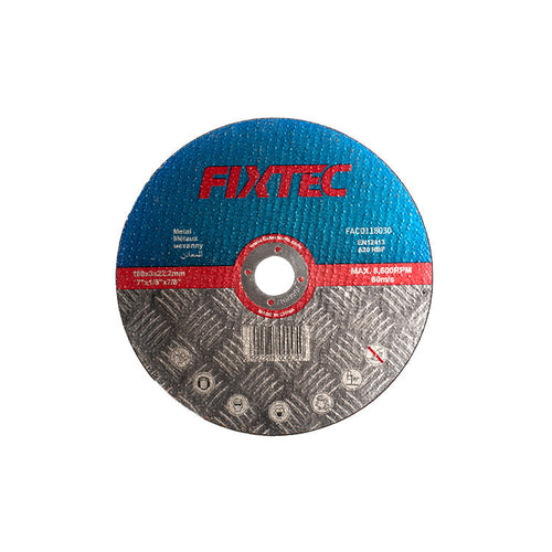 Fixtec Abrasive Cutting Disc 115x3x22.2mm for metal and masonry cutting