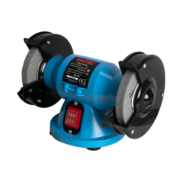 Fixtec 5 Inch Bench Grinder 150W with Dual Abrasive Wheels - Cable