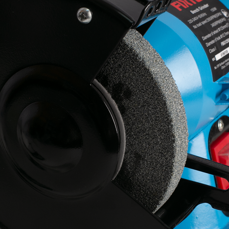Fixtec 5 Inch Bench Grinder 150W with Dual Abrasive Wheels - Cable