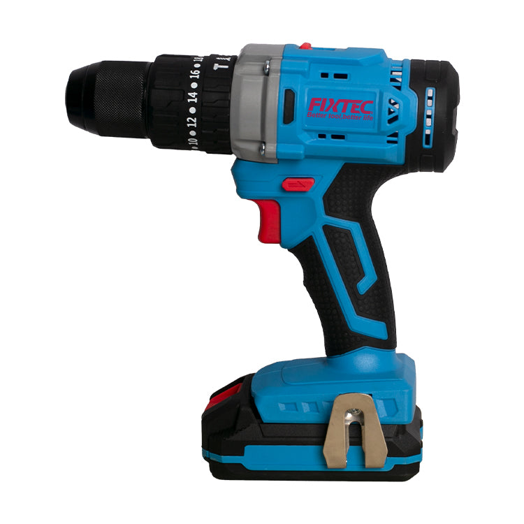Fixtec 20V Cordless Impact Drill with 2x2000mAh Batteries