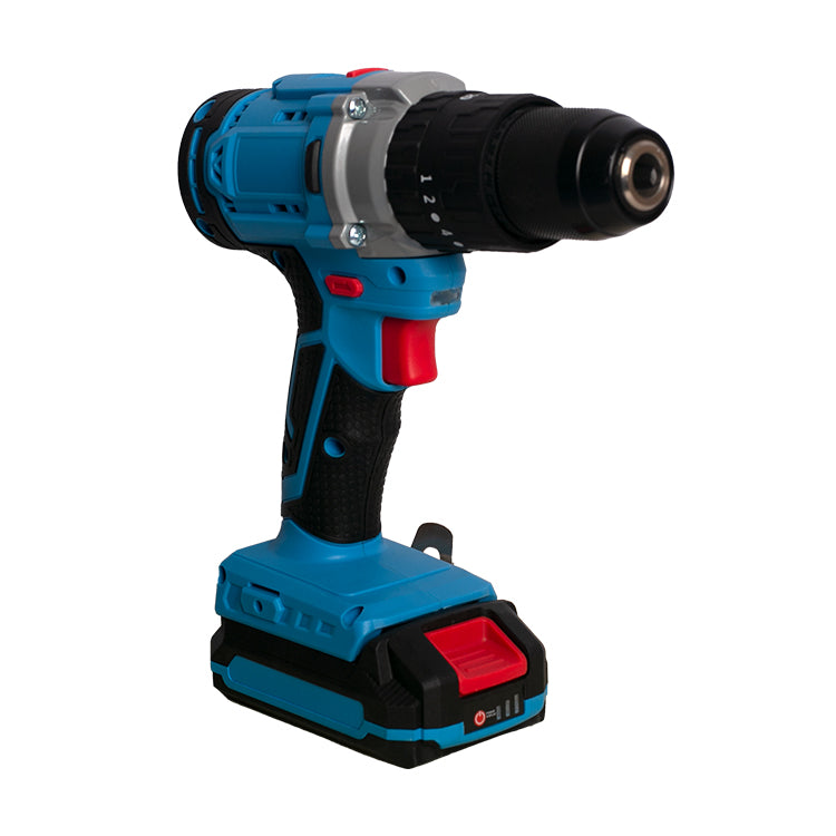 Fixtec 20V Cordless Impact Drill with 2x2000mAh Batteries