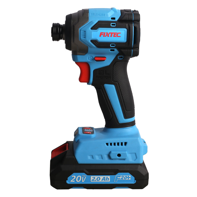 Fixtec 20V Cordless Impact Driver with 2x 2000mAh Batteries