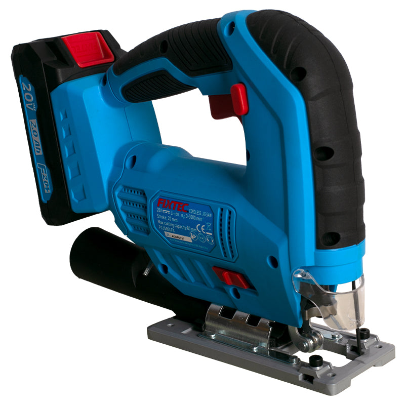 Fixtec 20V Cordless Jigsaw with Pendulum and LED Light