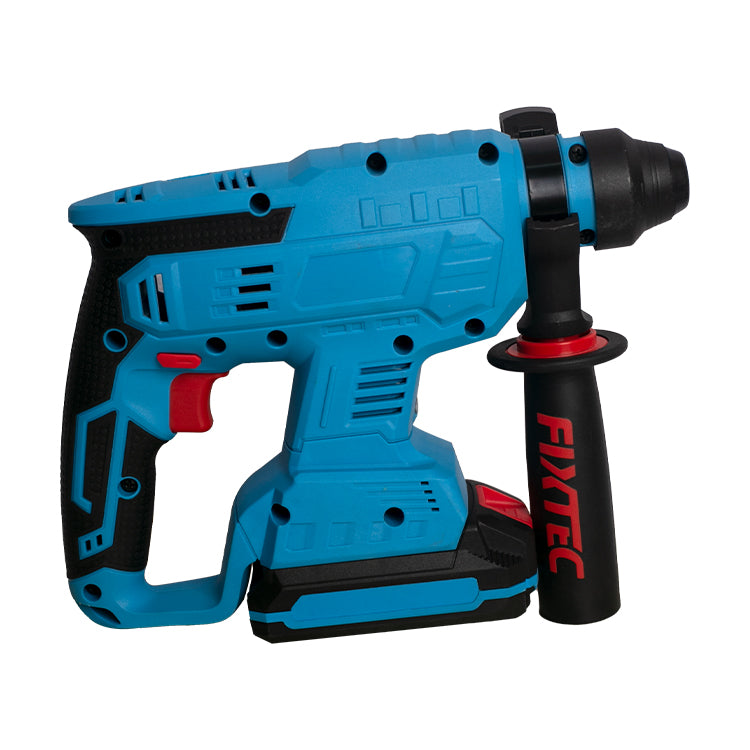Fixtec 20V Cordless Brushless Rotary Hammer with 2x4.0Ah Li-Ion Batteries