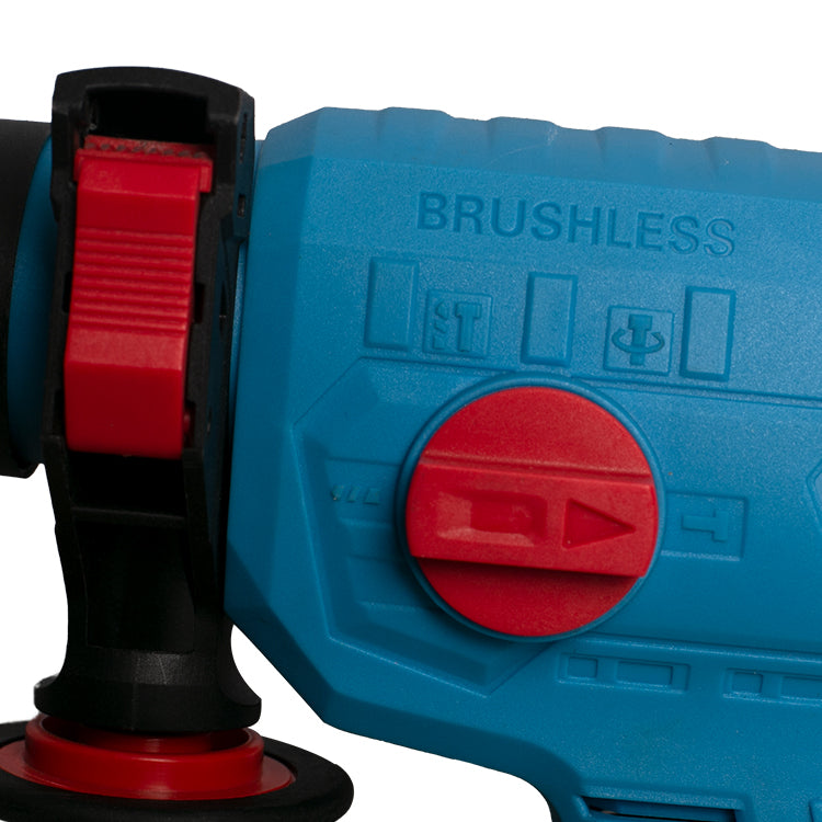 Fixtec 20V Cordless Brushless Rotary Hammer with 2x4.0Ah Li-Ion Batteries