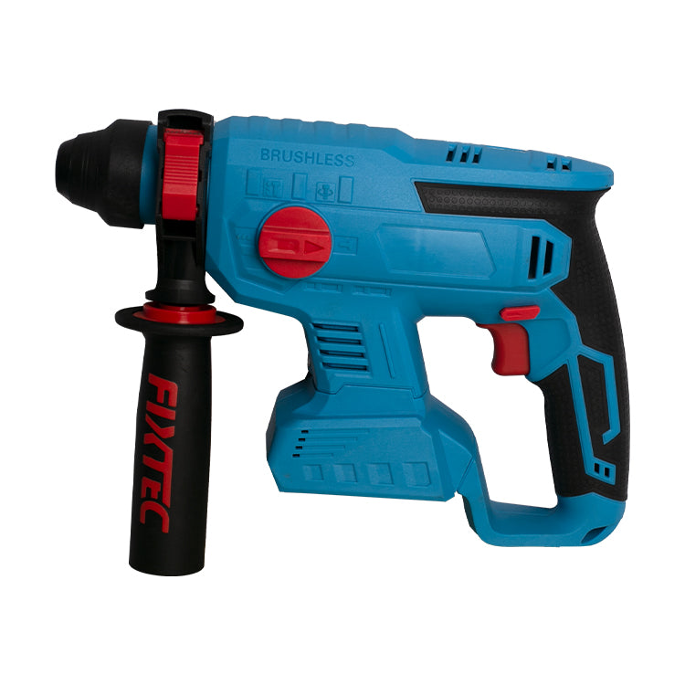 Fixtec 20V Cordless Brushless Rotary Hammer with 2x4.0Ah Li-Ion Batteries