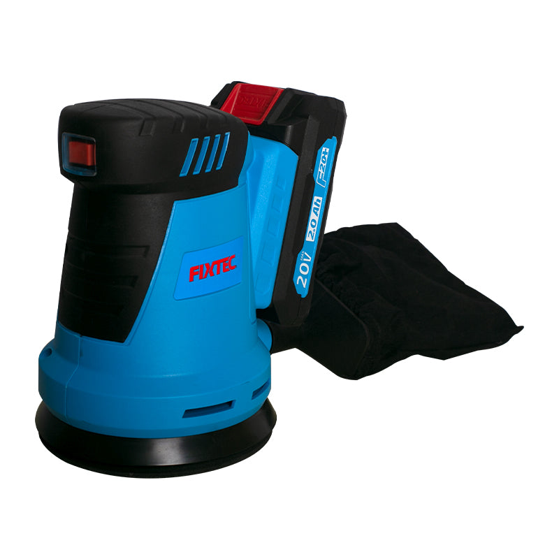 Fixtec 20V Cordless Random Orbit Sander with 125mm Disc