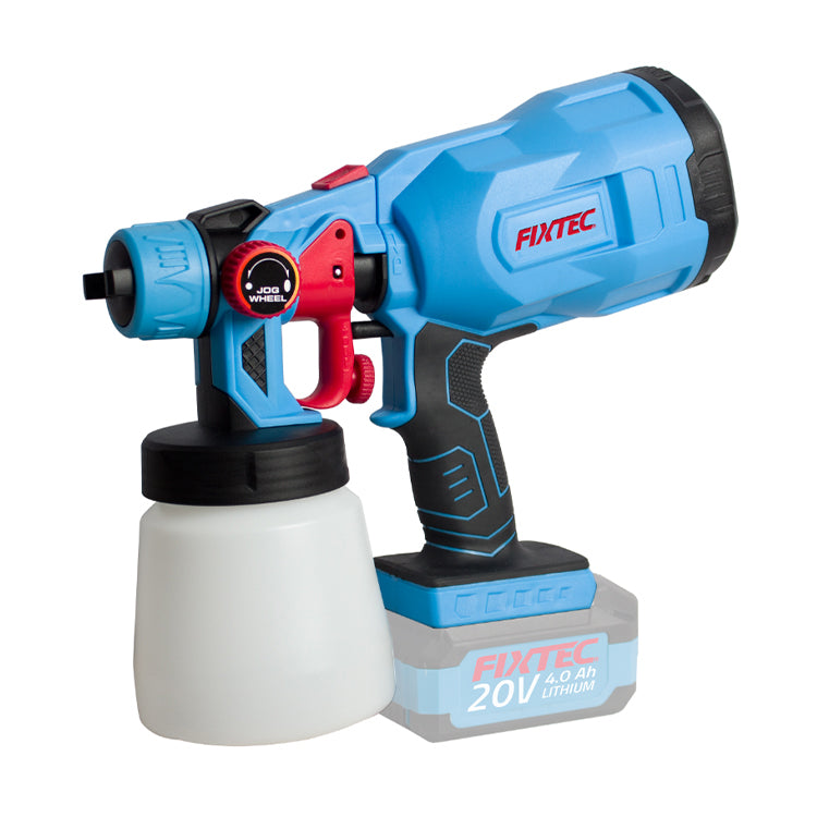 Fixtec 20V Cordless Spray Gun with 800mL Container
