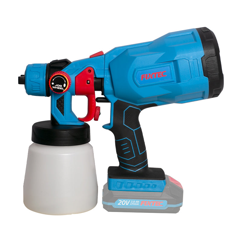 Fixtec 20V Cordless Spray Gun with 800mL Container