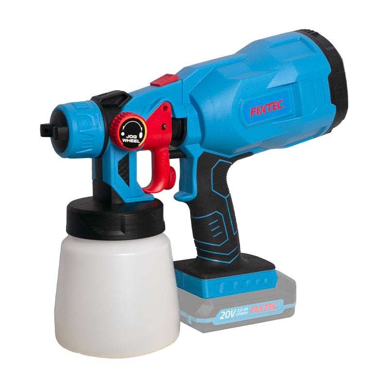 Fixtec 20V Cordless Spray Gun with 800mL Container