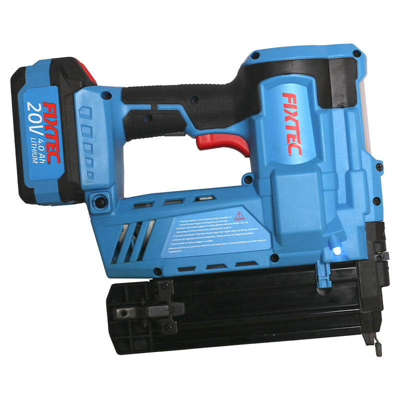 Fixtec 20V Cordless Nailer/Stapler Bare Tool with 50mm Nail Capacity