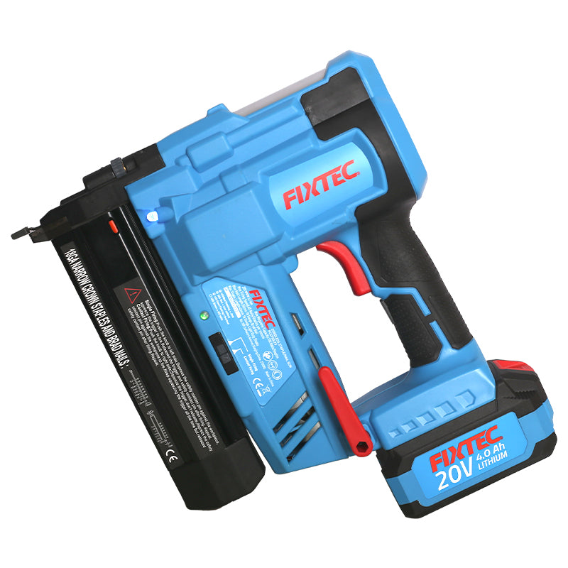 Fixtec 20V Cordless Nailer/Stapler Bare Tool with 50mm Nail Capacity