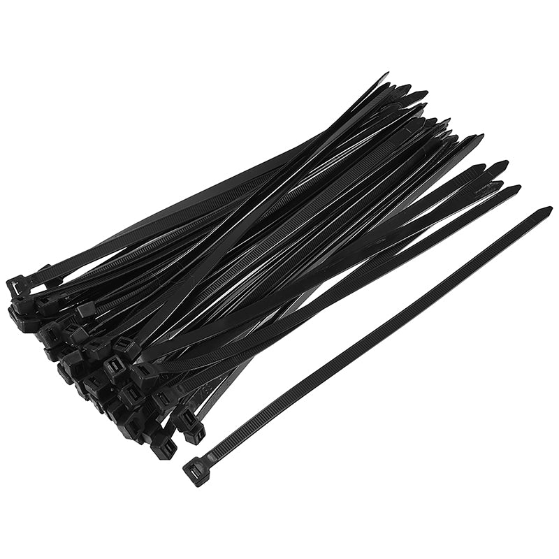 Fixtec Black Nylon Cable Ties 2.5x100mm 100pcs