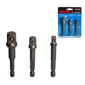 Fixtec 3-tlg. Sechskant-Adapter-Set 1/4" auf 1/2" Antrieb