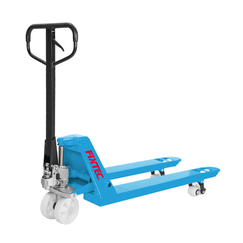 Fixtec 3000kg Hand Pallet Truck with Double Nylon Wheels