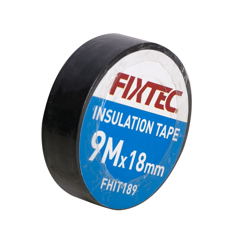 Fixtec Pure PVC Insulation Tape 9.15m x 18mm Pack of 10