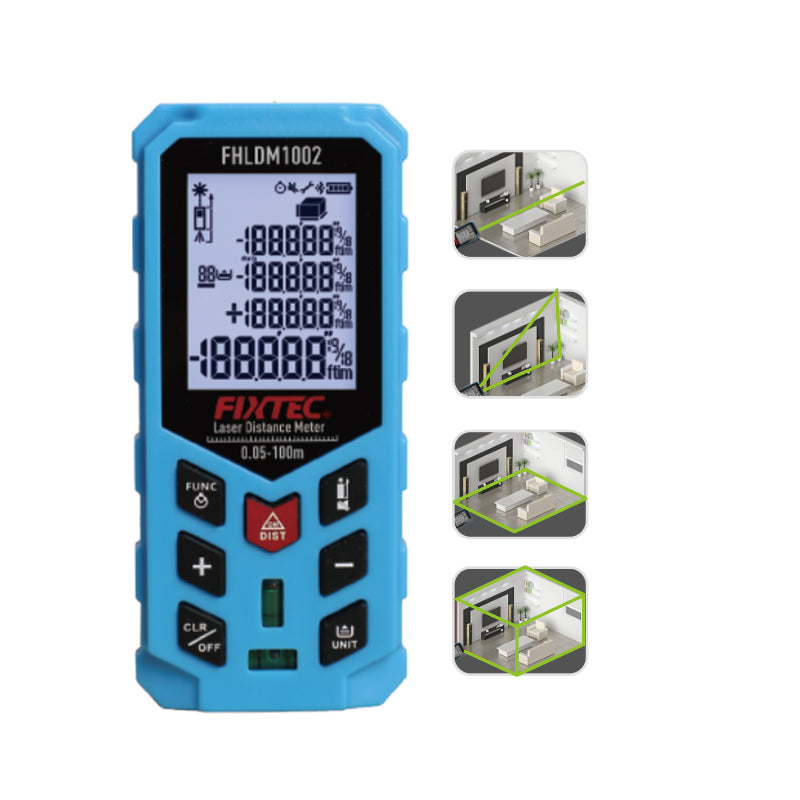 Laser Distance Meter 100m with 99 Groups Memory - Wireless