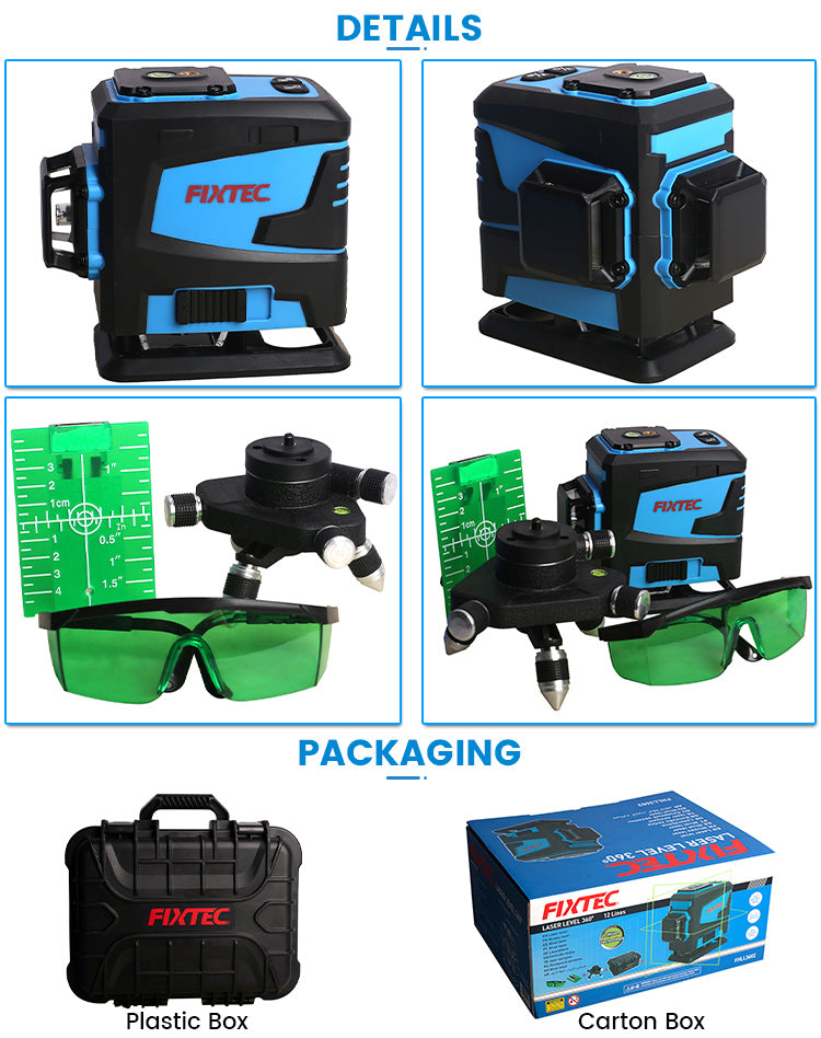 Laser Level 12 Lines - Wireless