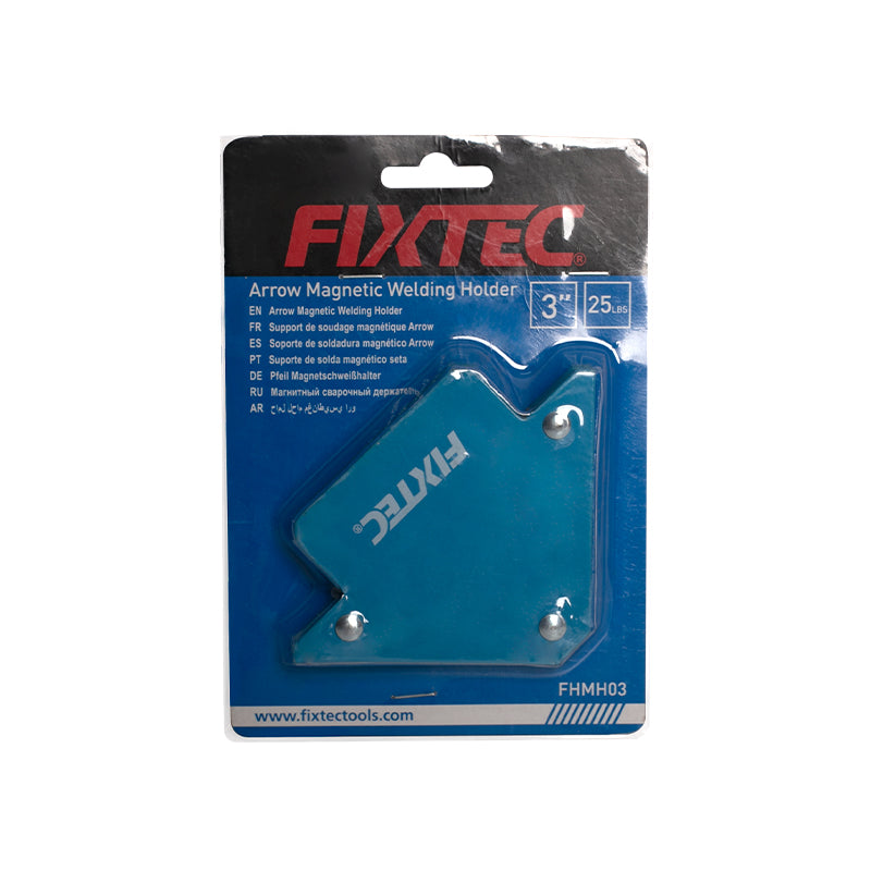 Fixtec 3-Inch Steel Welding Magnetic Holder with 25LBS Capacity