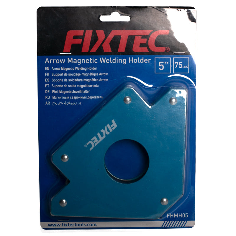 Fixtec 5 Inch Steel Welding Magnetic Holder with 75lbs Capacity