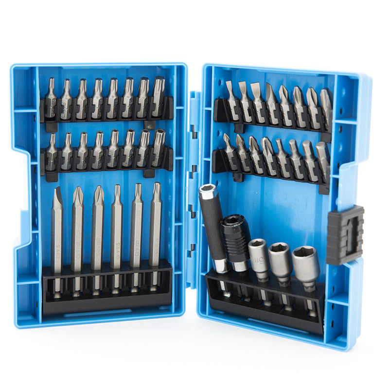 Fixtec 43-Tlg. Bit-Set FHSDK43 mit Schrauberbits in robuster Plastikkiste