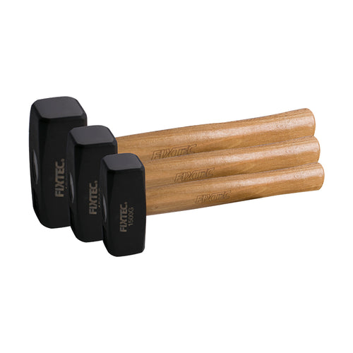 Fixtec 1500g Steinhammer Holzgriff FHSH61500W