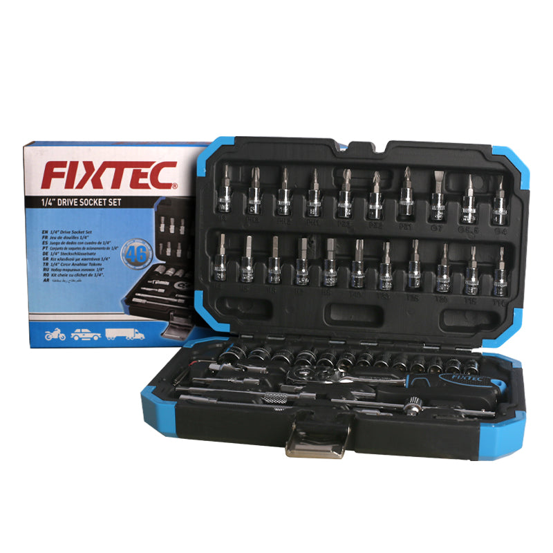 46-Piece CRV Car Repair Tool Kit