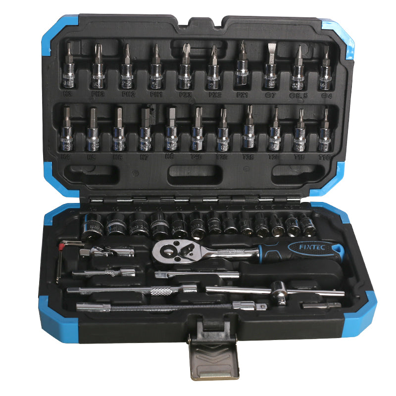 46-Piece CRV Car Repair Tool Kit
