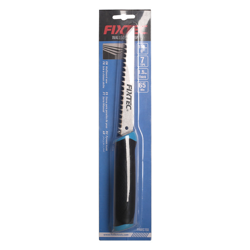 Fixtec 150mm Wallboard Saw with Soft TPR Handle