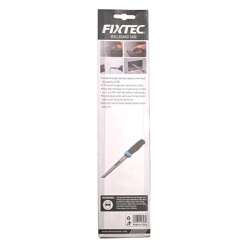 Fixtec 150mm Wallboard Saw with Soft TPR Handle