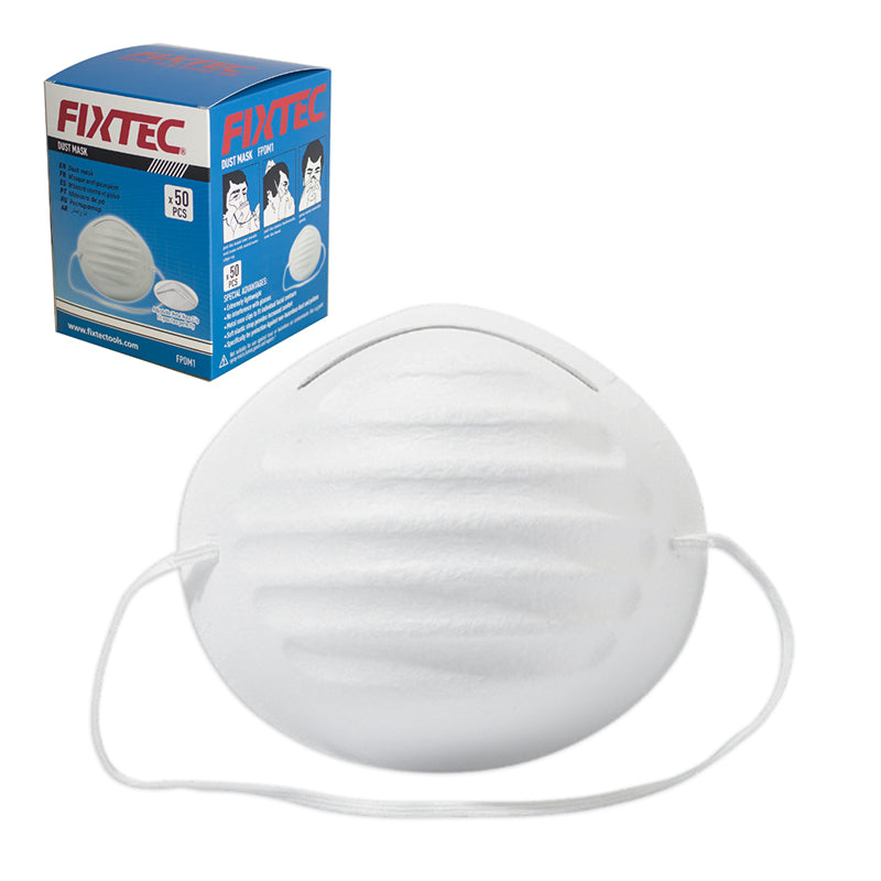 Set of 50 Protective Dust Masks with Adjustable Nose Bridge