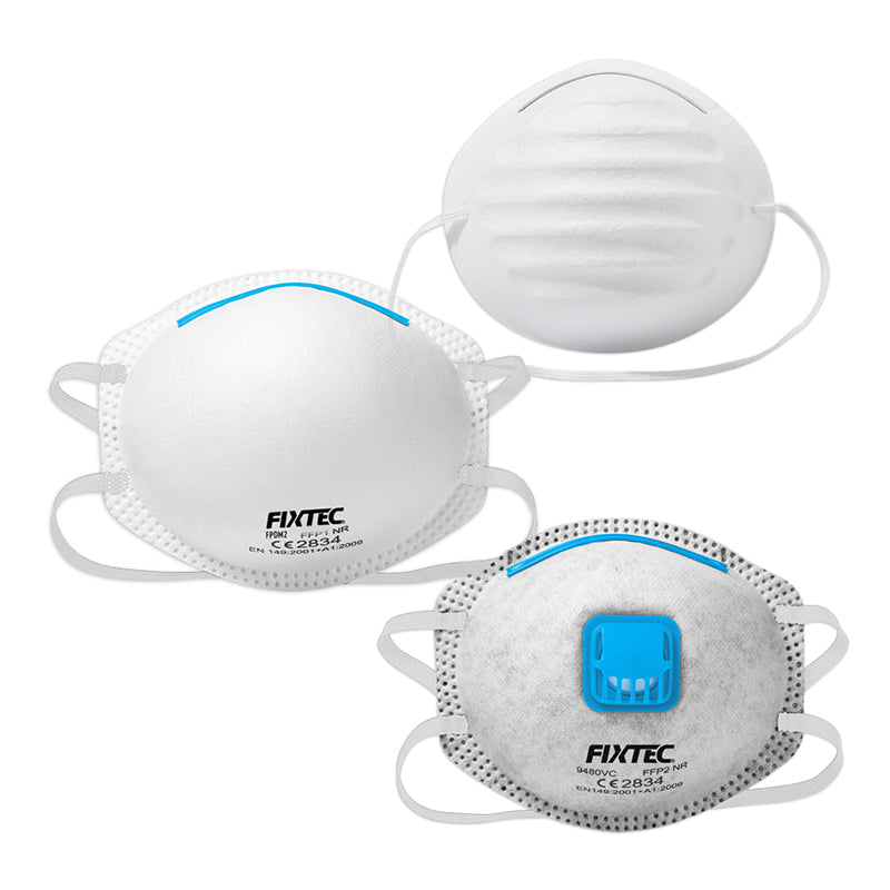 Set of 50 Protective Dust Masks with Adjustable Nose Bridge