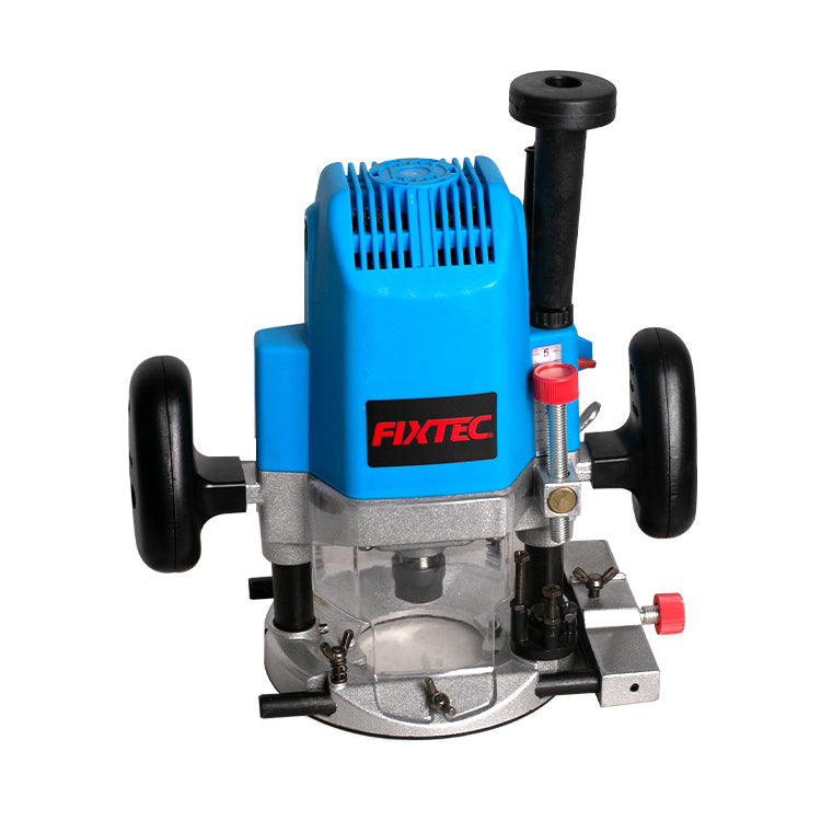 Fixtec електрична рутера од 1800 W са стезаљкама 12/8/6 mm - кабл