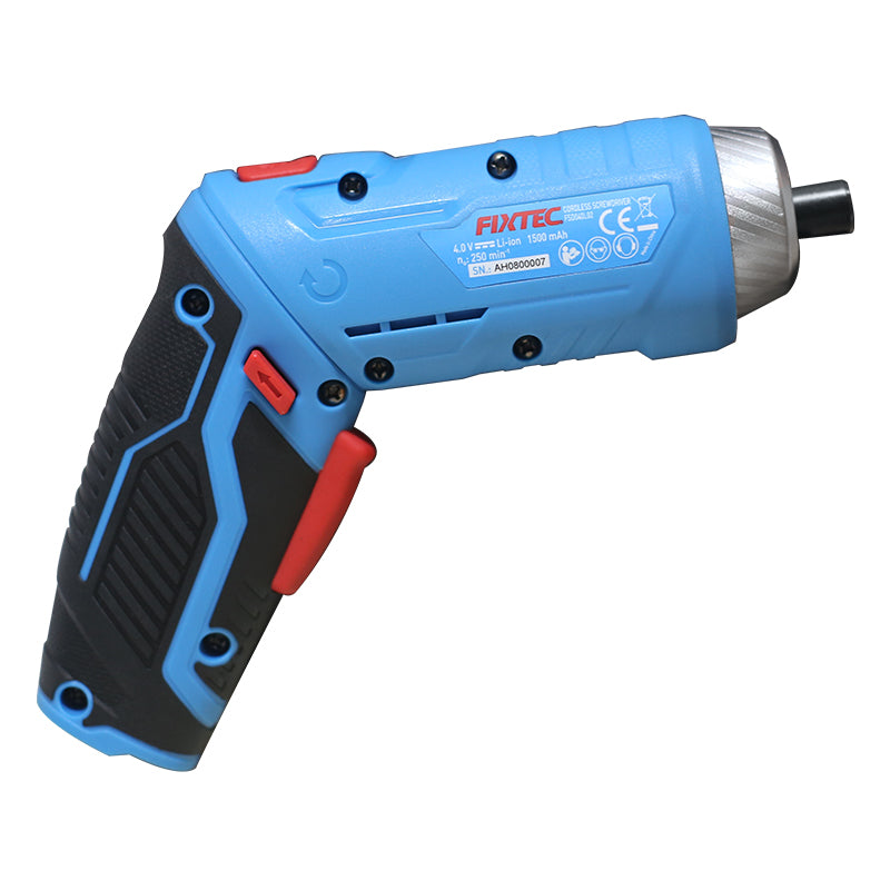 Fixtec 4V Cordless Screwdriver with 1500mAh Lithium Battery