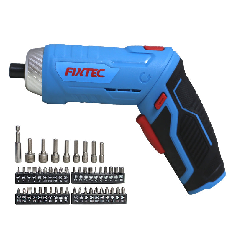 Fixtec 4V Cordless Screwdriver with 1500mAh Lithium Battery