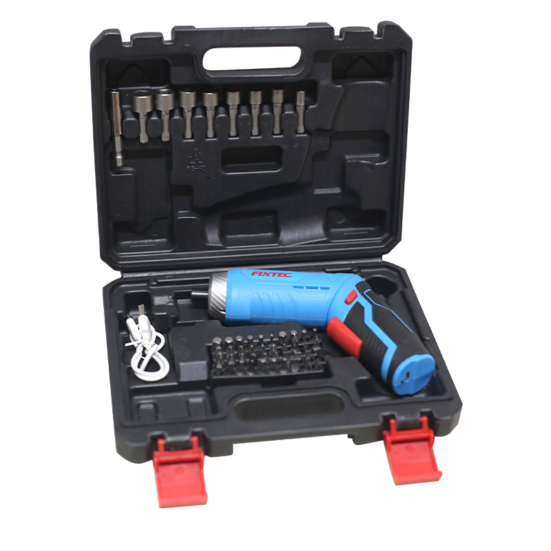 Fixtec 4V Cordless Screwdriver with 1500mAh Lithium Battery
