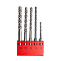 Fixtec 5pcs SDS+ Hammer Drill Bits Set 5-12mm in plastic case - FSDSDK501
