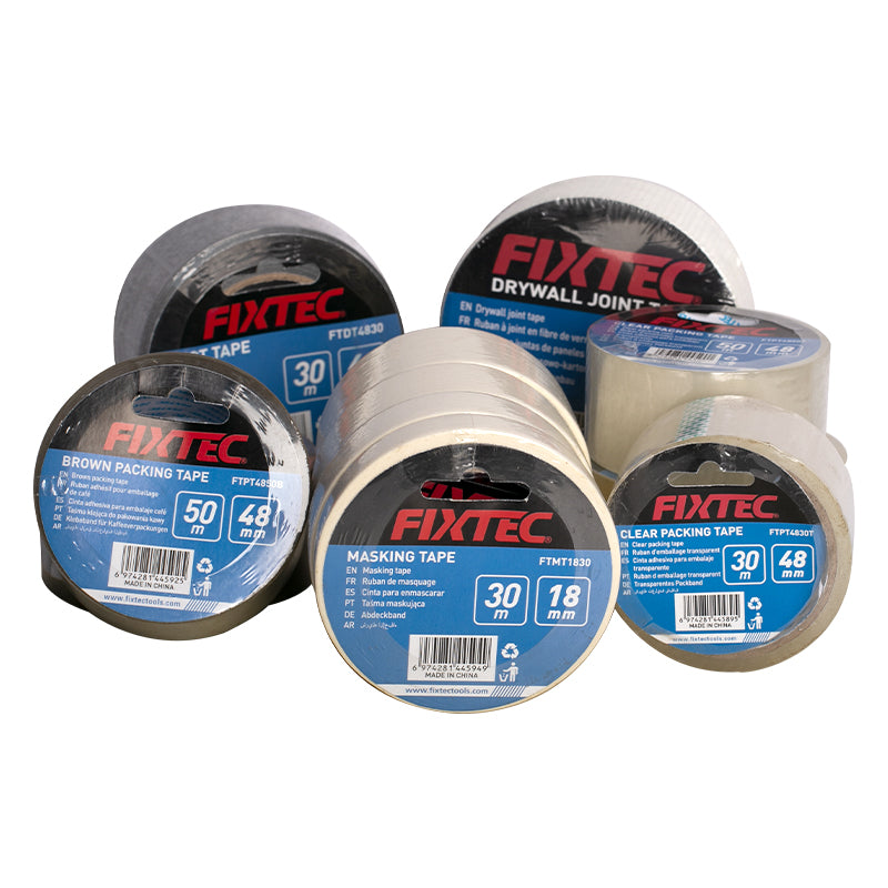 Fixtec Clear BOPP Packing Tape 48mm x 100m 50mic