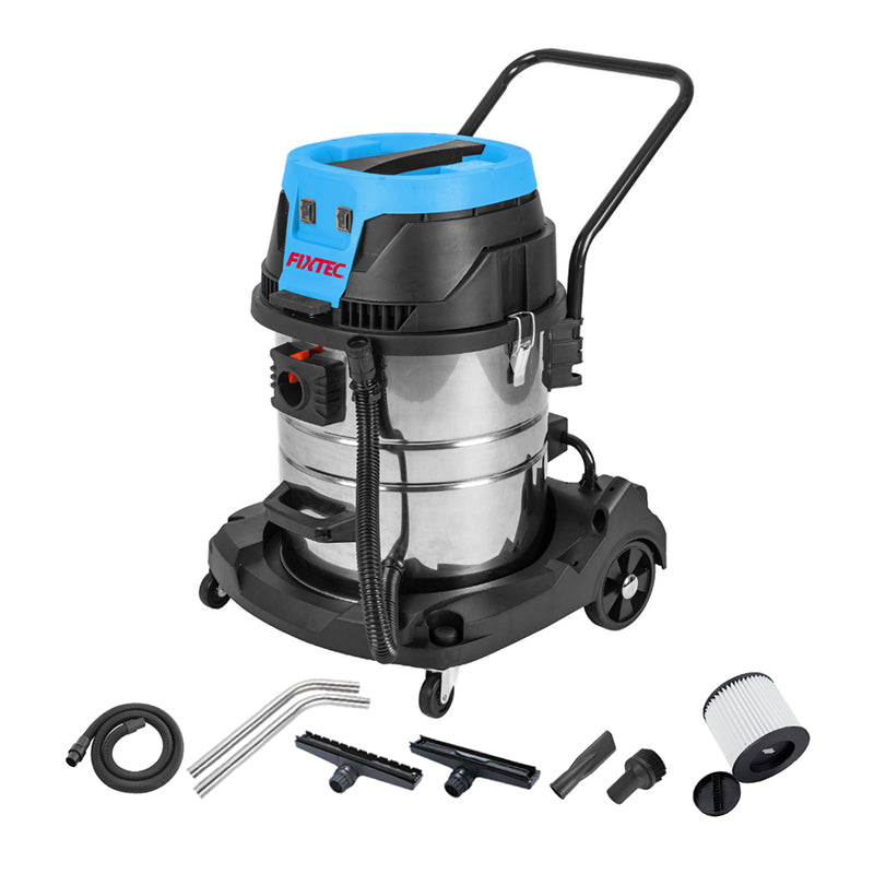 Wet and Dry Vacuum Cleaner 60L with Copper Motor 2000W - Cable